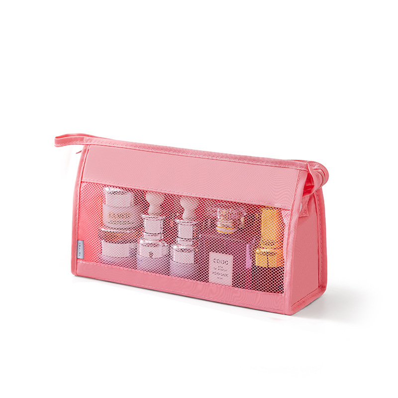 Козметична чанта за пътуване — нейлон, семпъл модерен стил, съхранение на козметика, чанта за тоалетни принадлежности