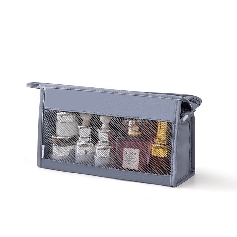 Козметична чанта за пътуване — нейлон, семпъл модерен стил, съхранение на козметика, чанта за тоалетни принадлежности