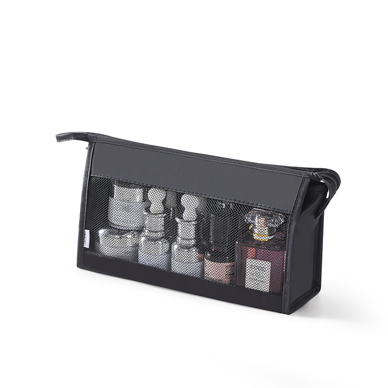 Козметична чанта за пътуване — нейлон, семпъл модерен стил, съхранение на козметика, чанта за тоалетни принадлежности