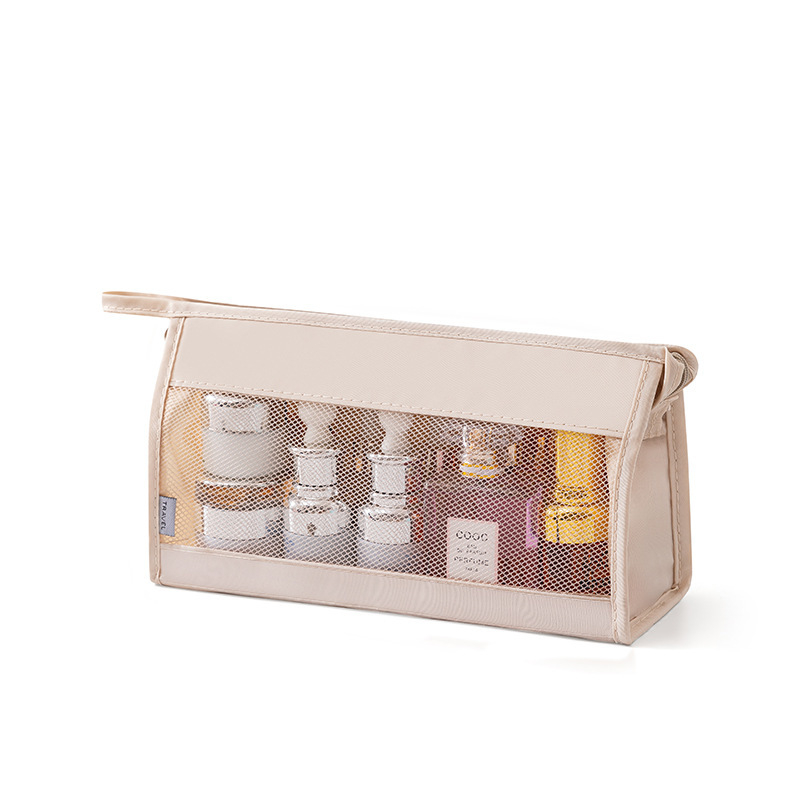 Козметична чанта за пътуване — нейлон, семпъл модерен стил, съхранение на козметика, чанта за тоалетни принадлежности