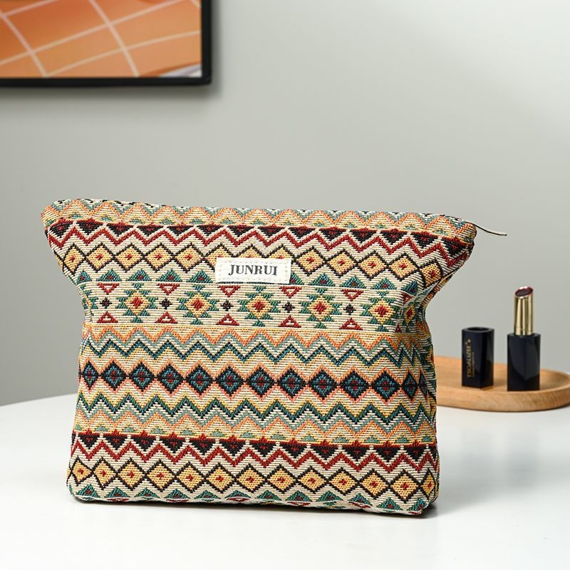 Make-up somiņa, saliekama, audums, japāņu stils