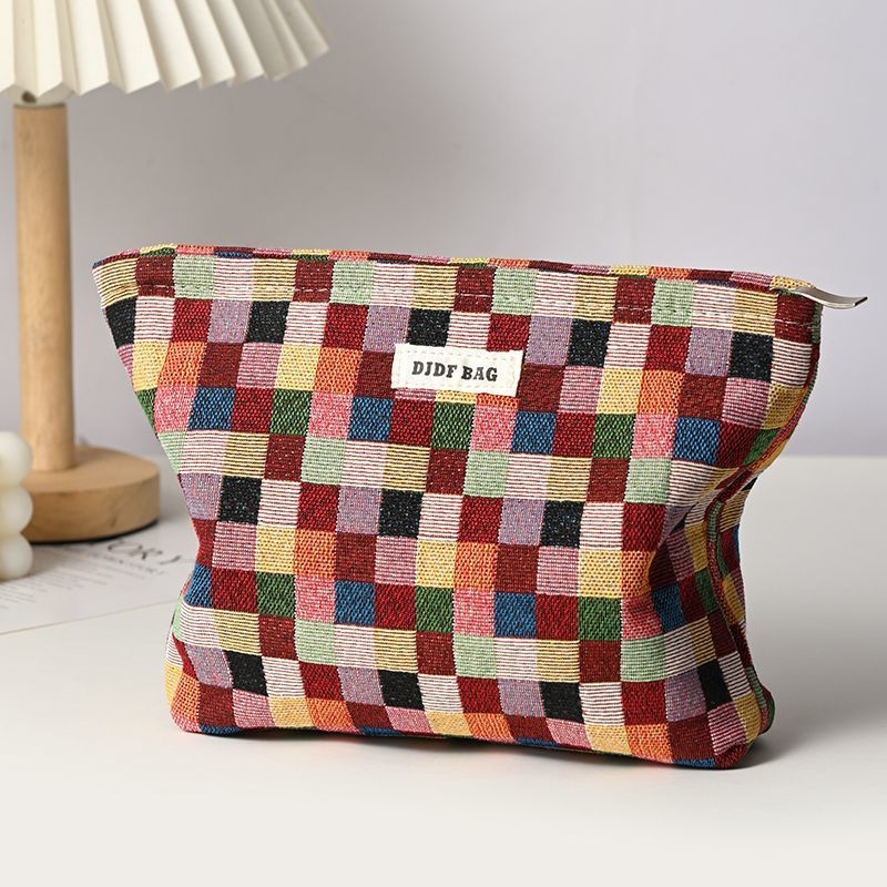 Make-up somiņa, saliekama, audums, japāņu stils