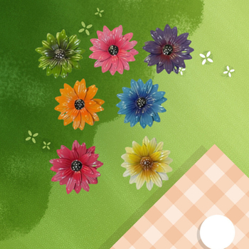 Кована железна композиция с цветя, пасторален стил, ръчно рисувана, за външна дворна украса