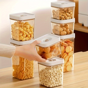 Κουτί αποθήκευσης τροφίμων με κενού – ορθογώνιο, ABS+PET+σιλικα γέλη, κενού, διατήρηση φρεσκάδας, κυκλοφόρησε τον χειμώνα του 2024