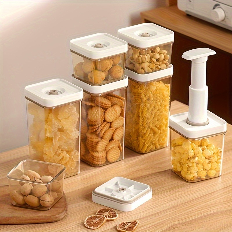 Κουτί αποθήκευσης τροφίμων με κενού – ορθογώνιο, ABS+PET+σιλικα γέλη, κενού, διατήρηση φρεσκάδας, κυκλοφόρησε τον χειμώνα του 2024