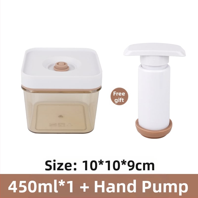 Κουτί αποθήκευσης τροφίμων με κενού – ορθογώνιο, ABS+PET+σιλικα γέλη, κενού, διατήρηση φρεσκάδας, κυκλοφόρησε τον χειμώνα του 2024