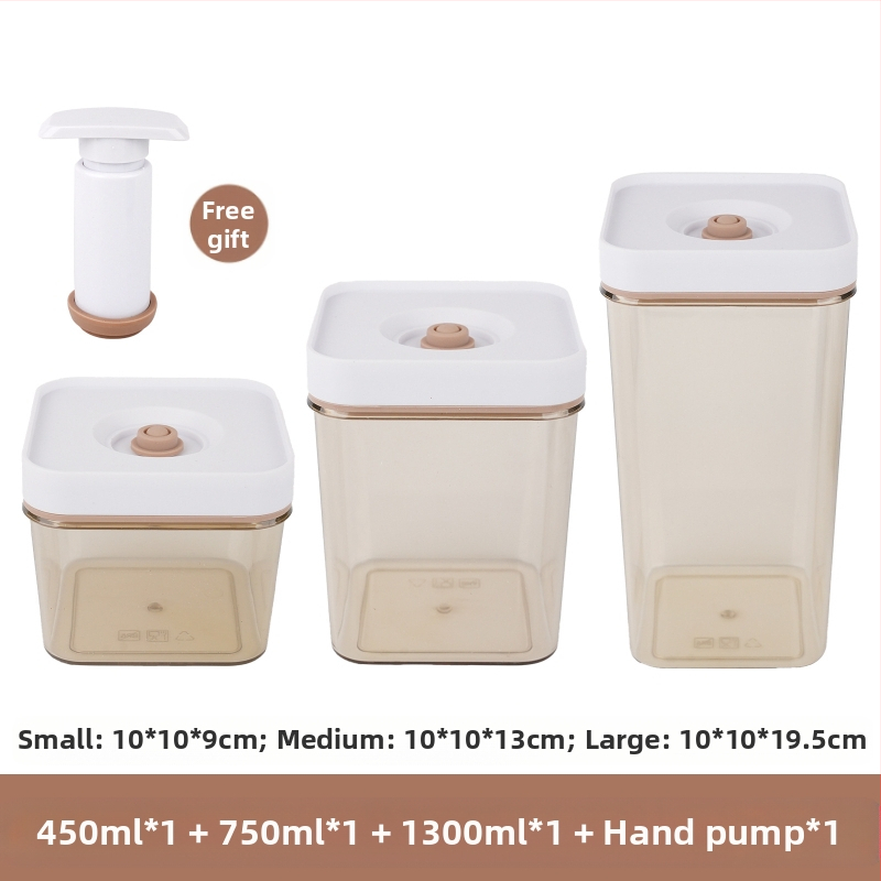 Κουτί αποθήκευσης τροφίμων με κενού – ορθογώνιο, ABS+PET+σιλικα γέλη, κενού, διατήρηση φρεσκάδας, κυκλοφόρησε τον χειμώνα του 2024