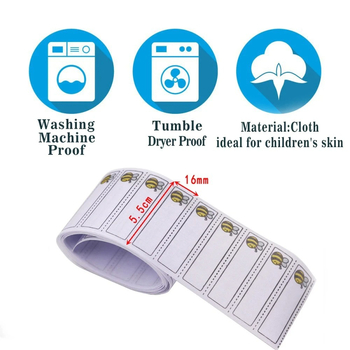 Ετικέτα ονόματος για ρούχα με μεταφορά με σιδέρωμα | Ετικέτα ονόματος από πολυεστέρα | Πλένεται με νερό | Σχέδιο: Bee, Turtle, Ladybug, Cartoon