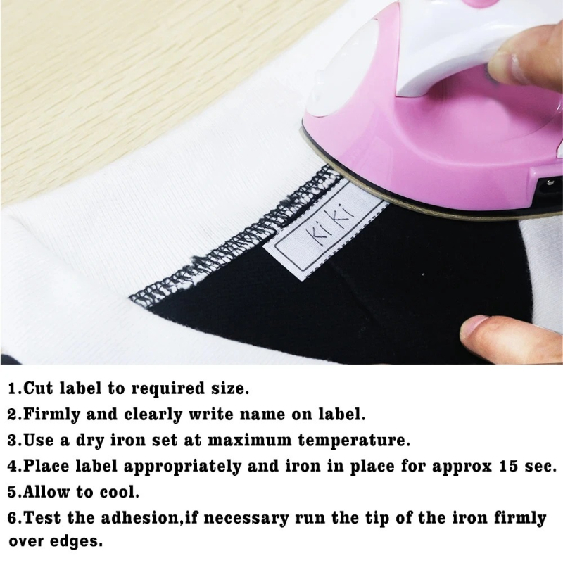 Ετικέτα ονόματος για ρούχα με μεταφορά με σιδέρωμα | Ετικέτα ονόματος από πολυεστέρα | Πλένεται με νερό | Σχέδιο: Bee, Turtle, Ladybug, Cartoon