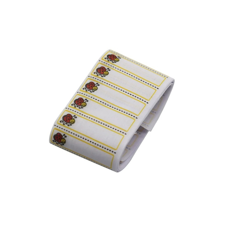 Ετικέτα ονόματος για ρούχα με μεταφορά με σιδέρωμα | Ετικέτα ονόματος από πολυεστέρα | Πλένεται με νερό | Σχέδιο: Bee, Turtle, Ladybug, Cartoon