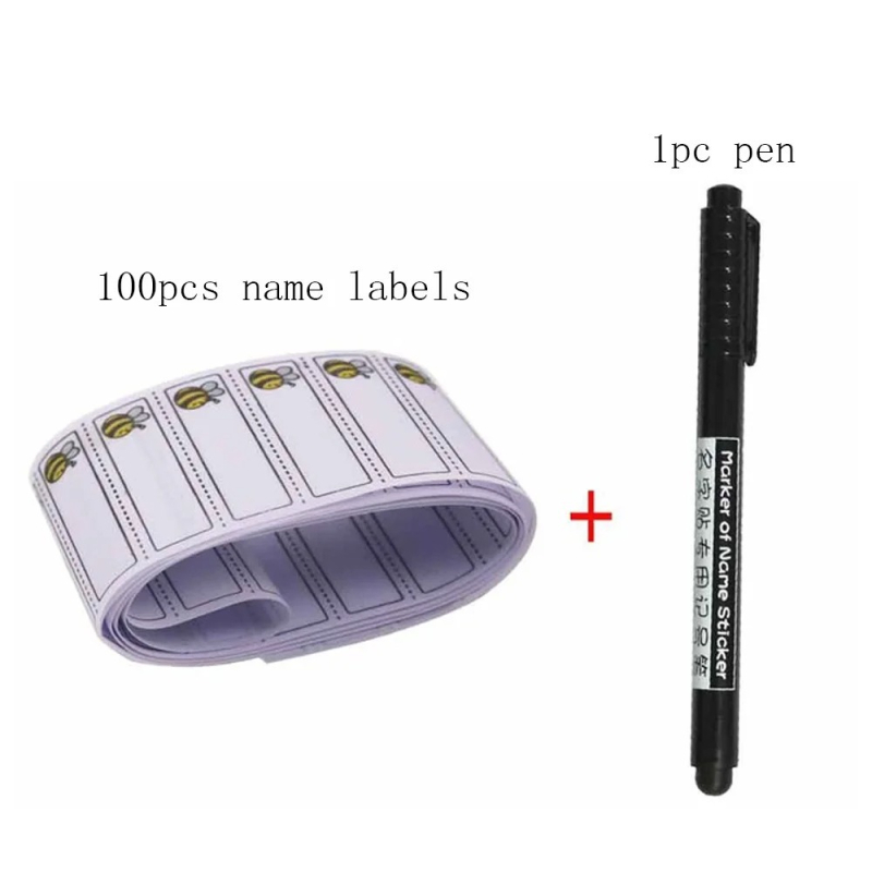 Ετικέτα ονόματος για ρούχα με μεταφορά με σιδέρωμα | Ετικέτα ονόματος από πολυεστέρα | Πλένεται με νερό | Σχέδιο: Bee, Turtle, Ladybug, Cartoon