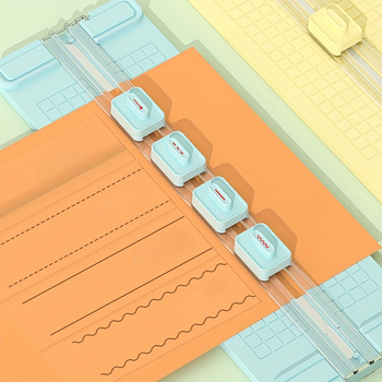 Χειροκίνητος κόπτης χαρτιού με δύο κατευθύνσεις, μοντέλο F7881, για γραφεία