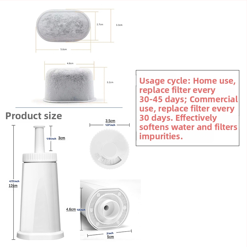 Kafijas automāta ūdens filtrs – filtra kodols Sage878, preces numurs RSK842435905901, Premium produkts, Stils: vienkāršs