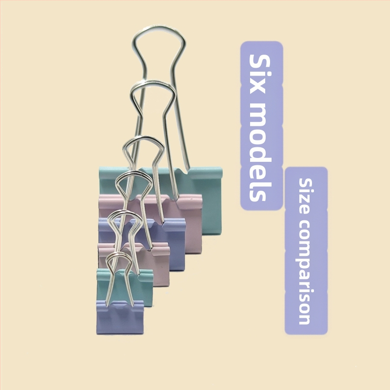 Feiyi метален клип за документи с дълга опашка