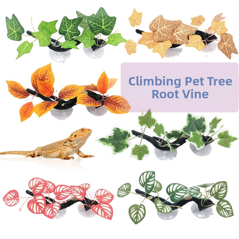 Sveķu akvārija dekors - koka stumbrs un vīnogulāju dekorēšanai ainai un slēpšanai (HY011) no Julongyuan