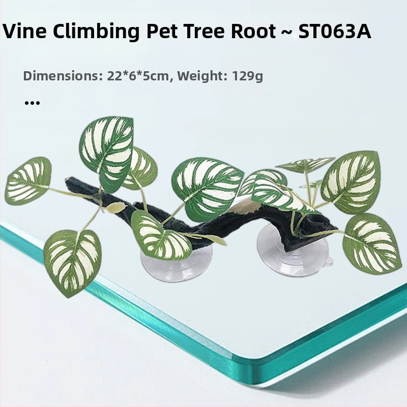 Živicový akváriový ozdoba - kmeň stromu a vinič pre scénu a skrývanie (HY011) od Julongyuan