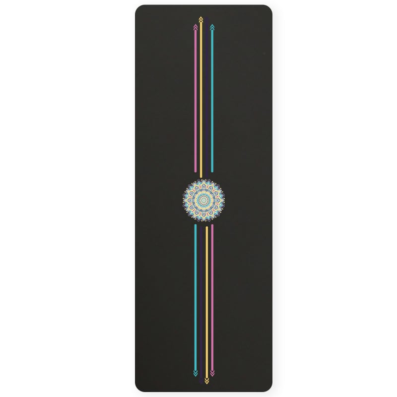 Nagudi jogas paklājs — PU+gumija, pretslīdēšana, biezums 5 mm, svars 3,5 kg, Hangzhou