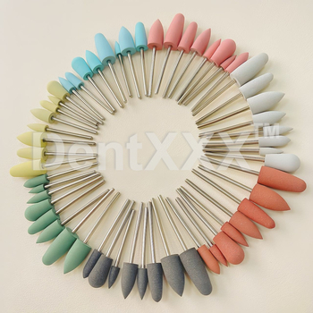 Κεφαλές λείανσης σιλικόνης, σετ 10 τεμαχίων, για λείανση δοντιών, καλλυντικών νυχιών και γυάλισμα πολύτιμων λίθων (προεπεξεργασία)