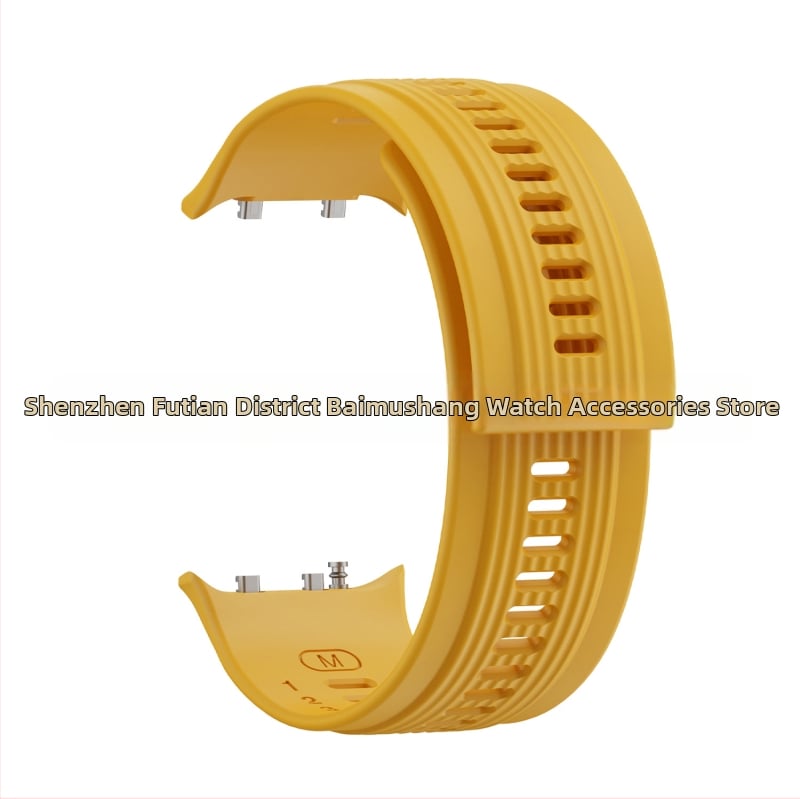 Huawei D2 szilikon szíj sportórához – szilikon anyag, divatos stílus, kompatibil Huawei D2-vel, csat nélkül, testreszabható interfész méretek