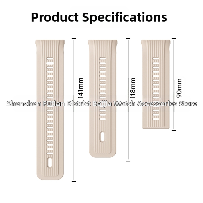 Силиконов каиш за Huawei D2 за спортен часовник – стилен дизайн, силиконов материал, съвместим с Huawei D2, без закопчалка, персонализирани размери интерфейса