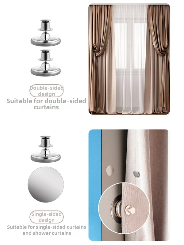 Закопчалка за завеси – акрил, модерен минималистичен стил, категория: закопчалка за завеси, без персонализация