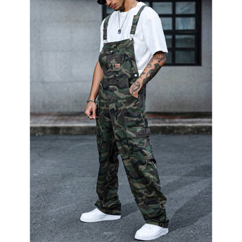 Ανδρικά τζιν εργασίας με ίσιο πόδι, φαρδιά γραμμή, κλείσιμο με κορδόνι, φλίς επένδυση, πολυεστερική ανάμειξη