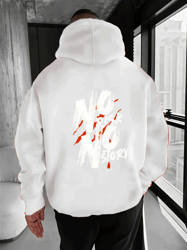 Ανδρικό φούτερ χωρίς κουκούλα με στρογγυλό λαιμό, μακριά μανίκια, ίσιο κόψιμο, πλαϊνές τσέπες, εκτύπωση θερμικής μεταφοράς, πολυεστέρας 96%