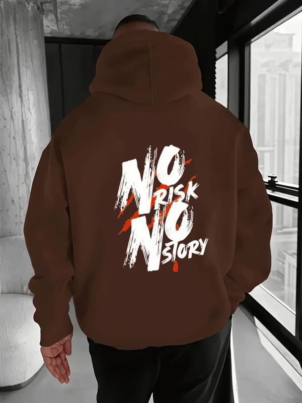 Ανδρικό φούτερ χωρίς κουκούλα με στρογγυλό λαιμό, μακριά μανίκια, ίσιο κόψιμο, πλαϊνές τσέπες, εκτύπωση θερμικής μεταφοράς, πολυεστέρας 96%