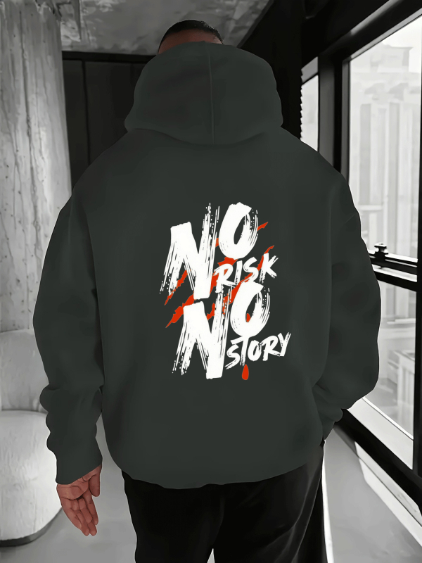 Ανδρικό φούτερ χωρίς κουκούλα με στρογγυλό λαιμό, μακριά μανίκια, ίσιο κόψιμο, πλαϊνές τσέπες, εκτύπωση θερμικής μεταφοράς, πολυεστέρας 96%