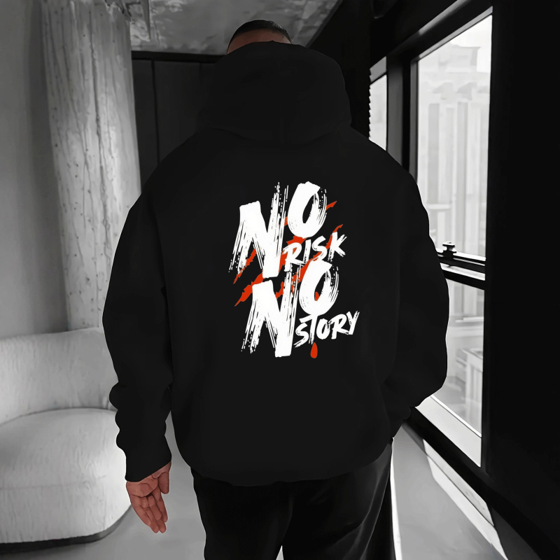 Ανδρικό φούτερ χωρίς κουκούλα με στρογγυλό λαιμό, μακριά μανίκια, ίσιο κόψιμο, πλαϊνές τσέπες, εκτύπωση θερμικής μεταφοράς, πολυεστέρας 96%