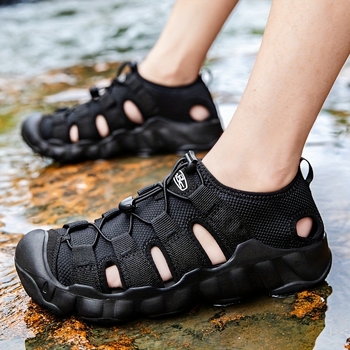 Toe-Cover sandalai su velūrine viršutine, gumine padas, Romos stilius, kvėpuojantys, neslidūs