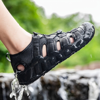 Toe-Cover sandalai su velūrine viršutine, gumine padas, Romos stilius, kvėpuojantys, neslidūs