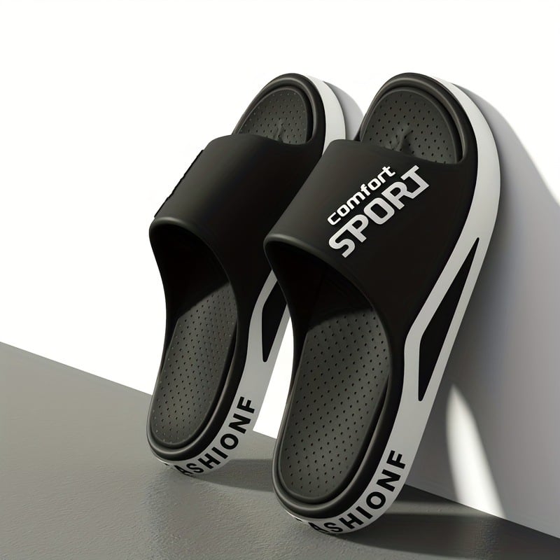 Vyriski sandalai - EVA viršus ir EVA padas; Slip-On; sportiškas ir kasdienis stilius; keturi metų laikai