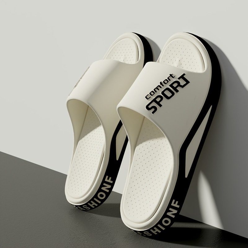 Vyriski sandalai - EVA viršus ir EVA padas; Slip-On; sportiškas ir kasdienis stilius; keturi metų laikai