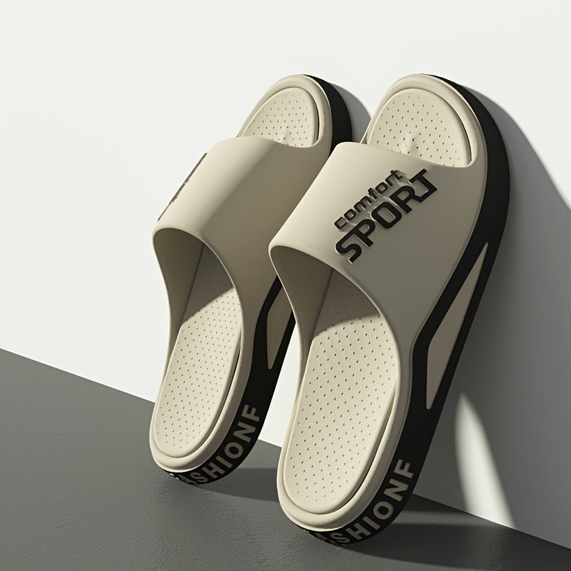 Vyriski sandalai - EVA viršus ir EVA padas; Slip-On; sportiškas ir kasdienis stilius; keturi metų laikai