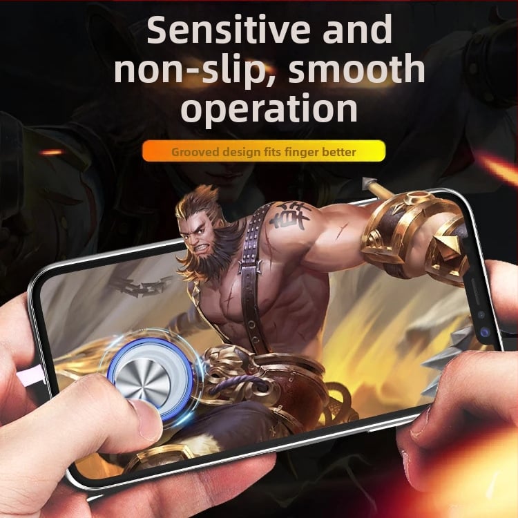 Q8plus Ελεγκτής Παιχνιδιών για Κινητά με Τζόιστικ, Οθόνη Αφής και Προσκολλητικό Στήριγμα