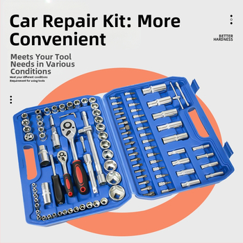 Σετ εργαλείων επισκευής αυτοκινήτου L1639 – Ατσάλι άνθρακα, 108 τεμάχια σε θήκη εργαλείων