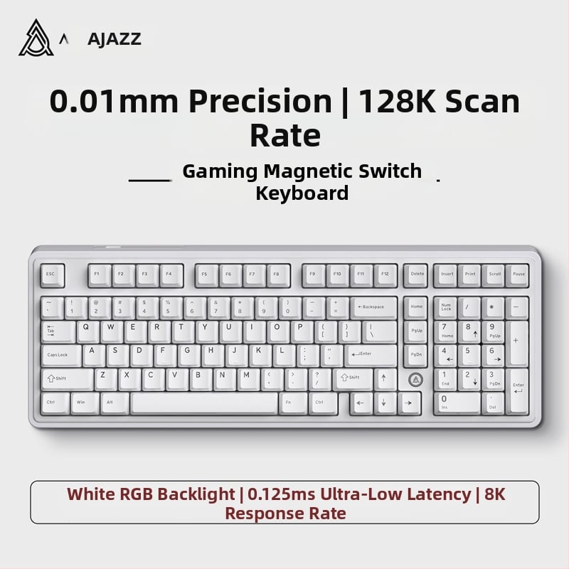 AK980MAX πληκτρολόγιο παιχνιδιών με RGB φωτισμό, ενσύρματο, μάρκα Ajazz/Heijue, κυκλοφόρησε το 2025