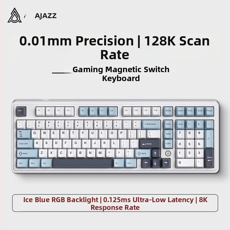 AK980MAX πληκτρολόγιο παιχνιδιών με RGB φωτισμό, ενσύρματο, μάρκα Ajazz/Heijue, κυκλοφόρησε το 2025