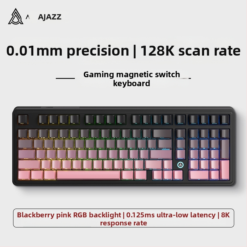 AK980MAX πληκτρολόγιο παιχνιδιών με RGB φωτισμό, ενσύρματο, μάρκα Ajazz/Heijue, κυκλοφόρησε το 2025