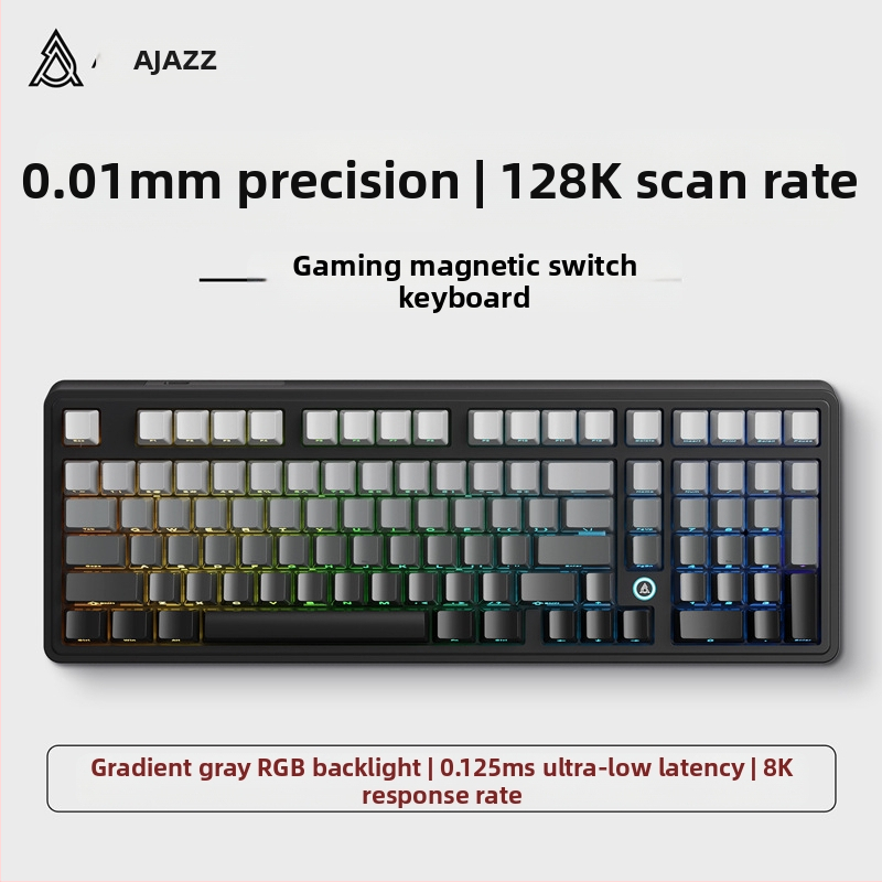 AK980MAX πληκτρολόγιο παιχνιδιών με RGB φωτισμό, ενσύρματο, μάρκα Ajazz/Heijue, κυκλοφόρησε το 2025