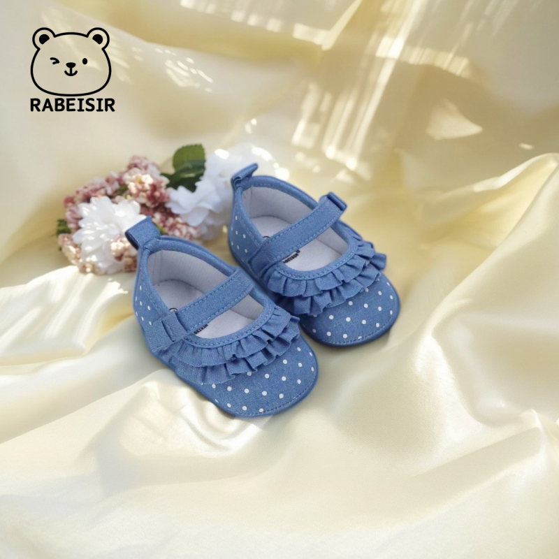 Princeses zīdaiņu kurpes - elpojošas, antislīdējošas, augšējā daļa no sintētiskas ādas, EVA zolīte