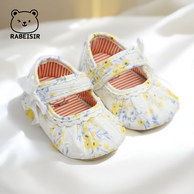 Princeses zīdaiņu kurpes - elpojošas, antislīdējošas, augšējā daļa no sintētiskas ādas, EVA zolīte