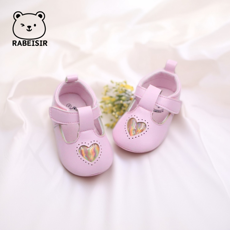 Princeses zīdaiņu kurpes - elpojošas, antislīdējošas, augšējā daļa no sintētiskas ādas, EVA zolīte