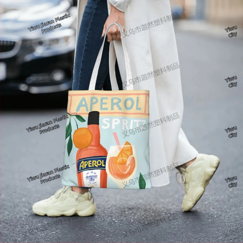 Karan Canvas Tote Bag с печат на лого, UV дигитален печат и ситопечат, произход Yiwu