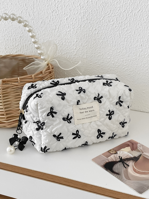 Kosmētikas soma un ceļojumu soma – pārnēsājama, lielas ietilpības, Ins stils, poliestera iekšpuse (Materiāls: poliester; iekšpuse: poliesters; Unisex; Ikdienas lietošana; Pavasaris 2025)