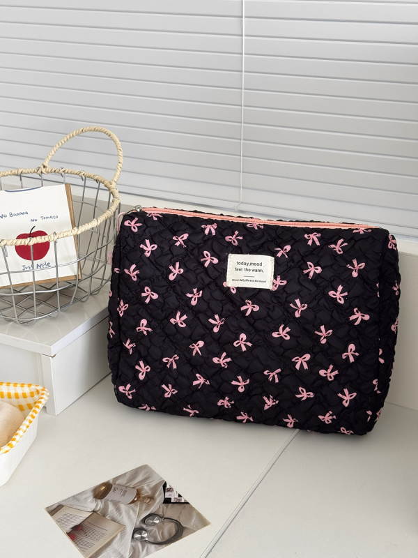 Kosmētikas soma un ceļojumu soma – pārnēsājama, lielas ietilpības, Ins stils, poliestera iekšpuse (Materiāls: poliester; iekšpuse: poliesters; Unisex; Ikdienas lietošana; Pavasaris 2025)