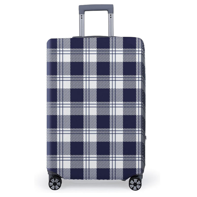 Bőröndvédő huzat 20–35L kapacitás, poliészter, geometriai mintázat, városi minimalista stílus, szabadidős utazásokhoz