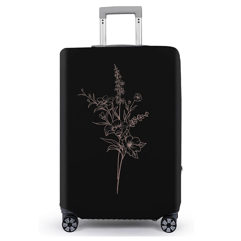 Bőröndvédő huzat 20–35L kapacitás, poliészter, geometriai mintázat, városi minimalista stílus, szabadidős utazásokhoz