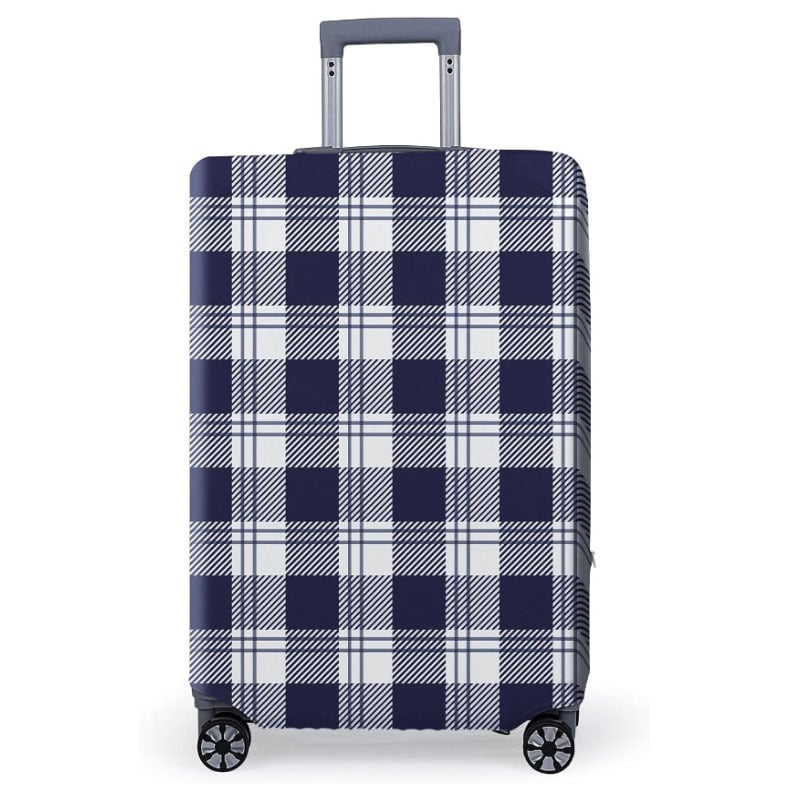 Bőröndvédő huzat 20–35L kapacitás, poliészter, geometriai mintázat, városi minimalista stílus, szabadidős utazásokhoz